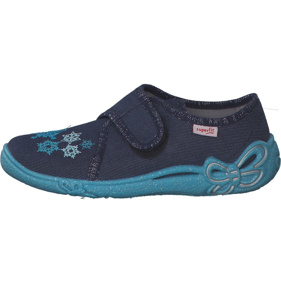 Kinder Superfit | Superfit Belinda 00259, Hausschuhe, Kinder, Blau