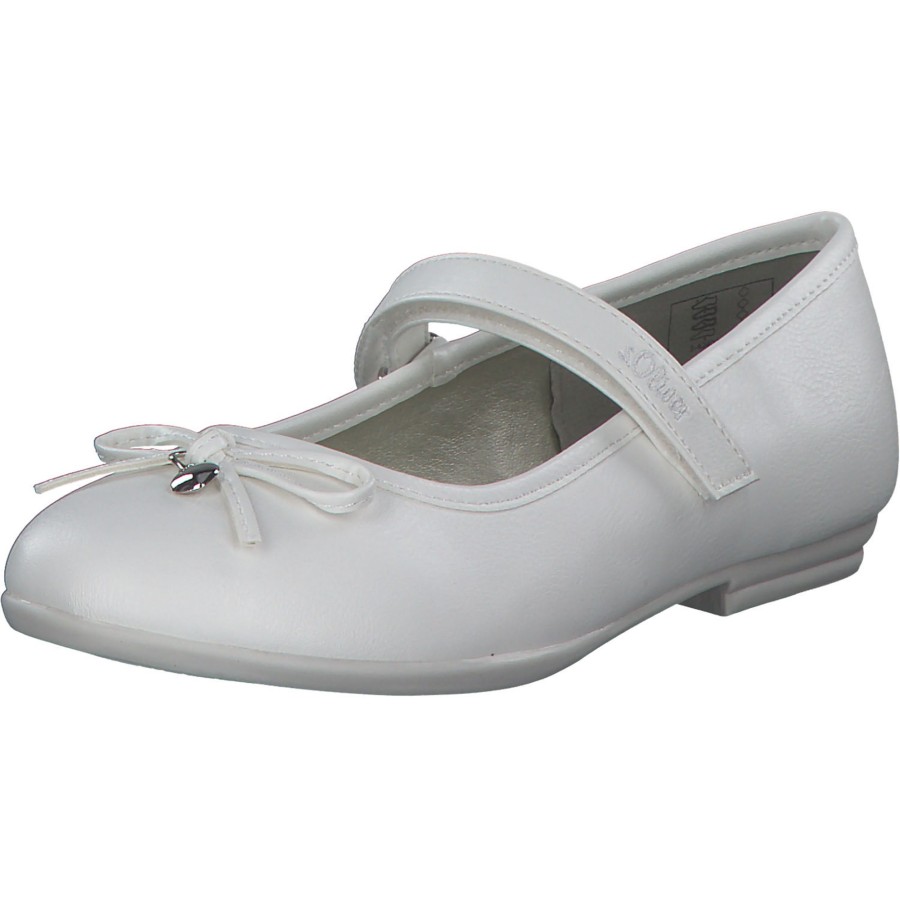 Kinder s. Oliver | S. Oliver 42400, Ballerinas (Kinder), Kinder, White