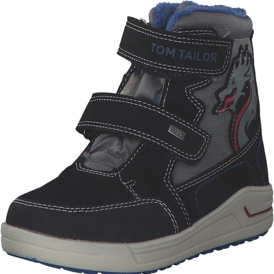 Kinder Tom Tailor | Tom Tailor 2173401, Stiefeletten (Kinder), Kinder, Schwarz