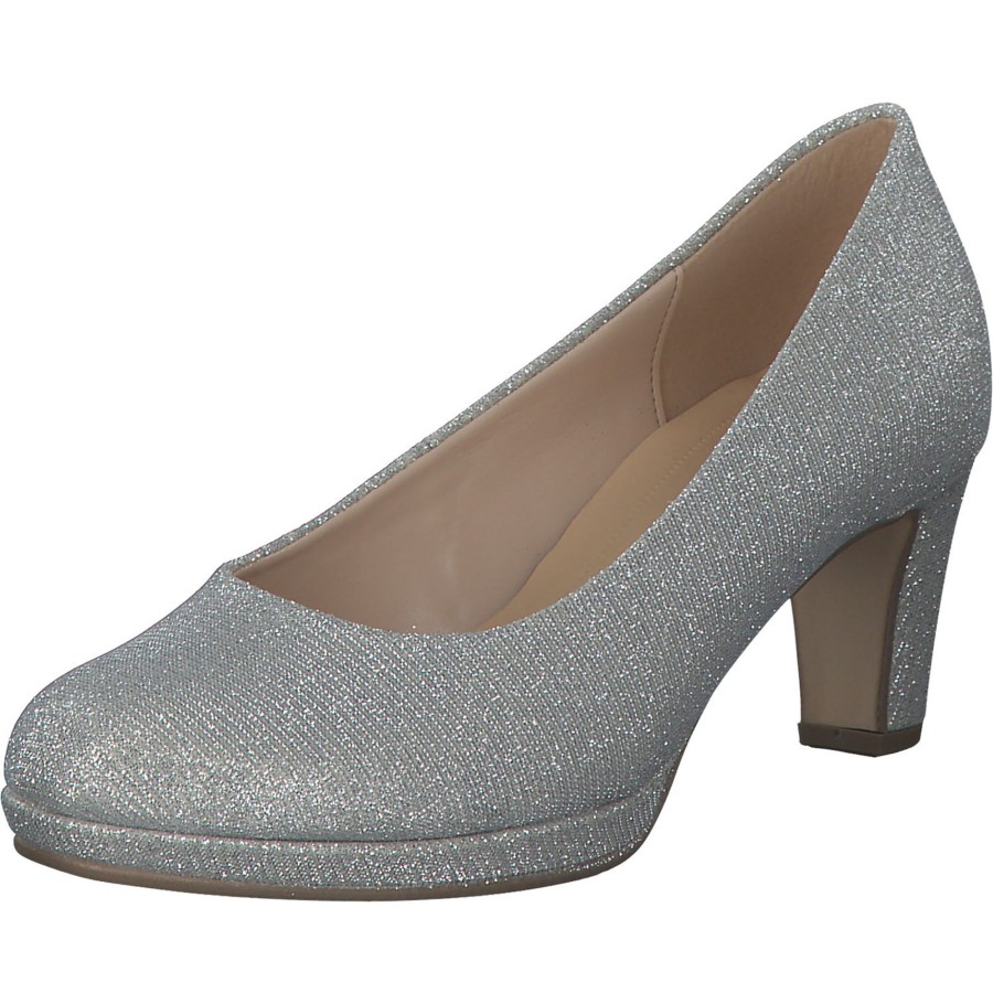 Damen Gabor | Gabor 01.260, Klassische Pumps, Damen, Silber