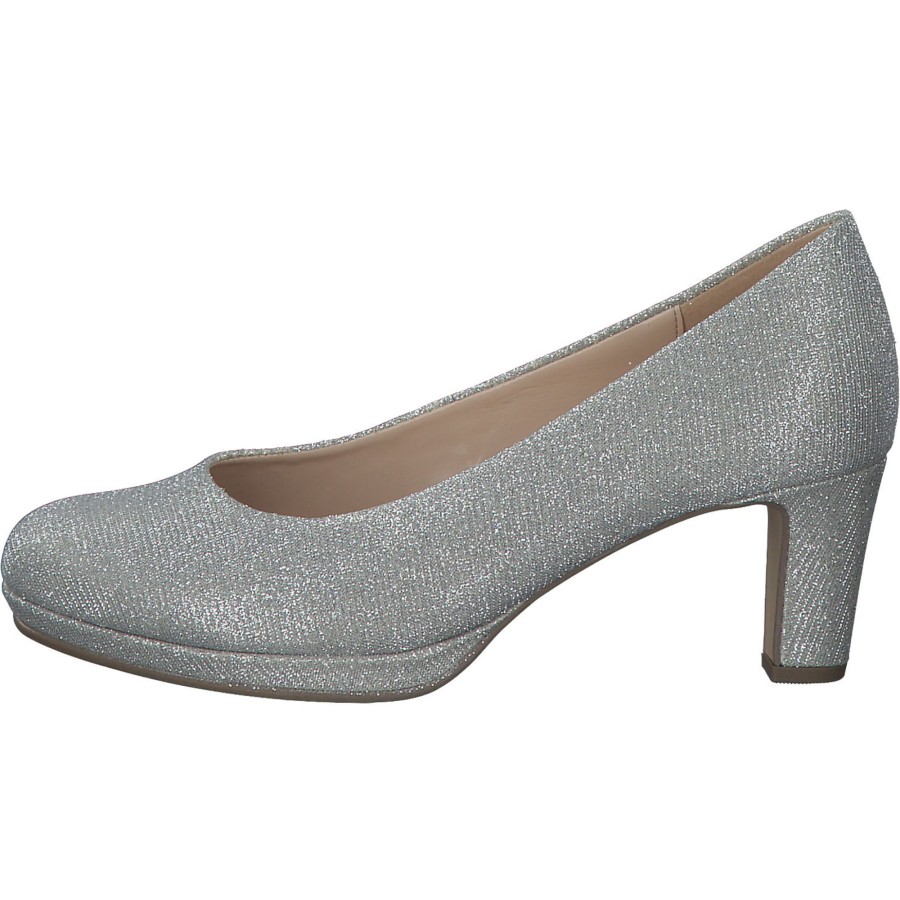 Damen Gabor | Gabor 01.260, Klassische Pumps, Damen, Silber