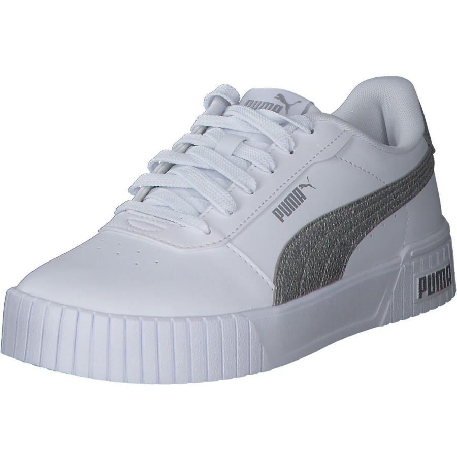 Damen Puma | Puma Carina 2.0 Distressed 387622, Sneakers, Damen, Puma White/Puma Silver