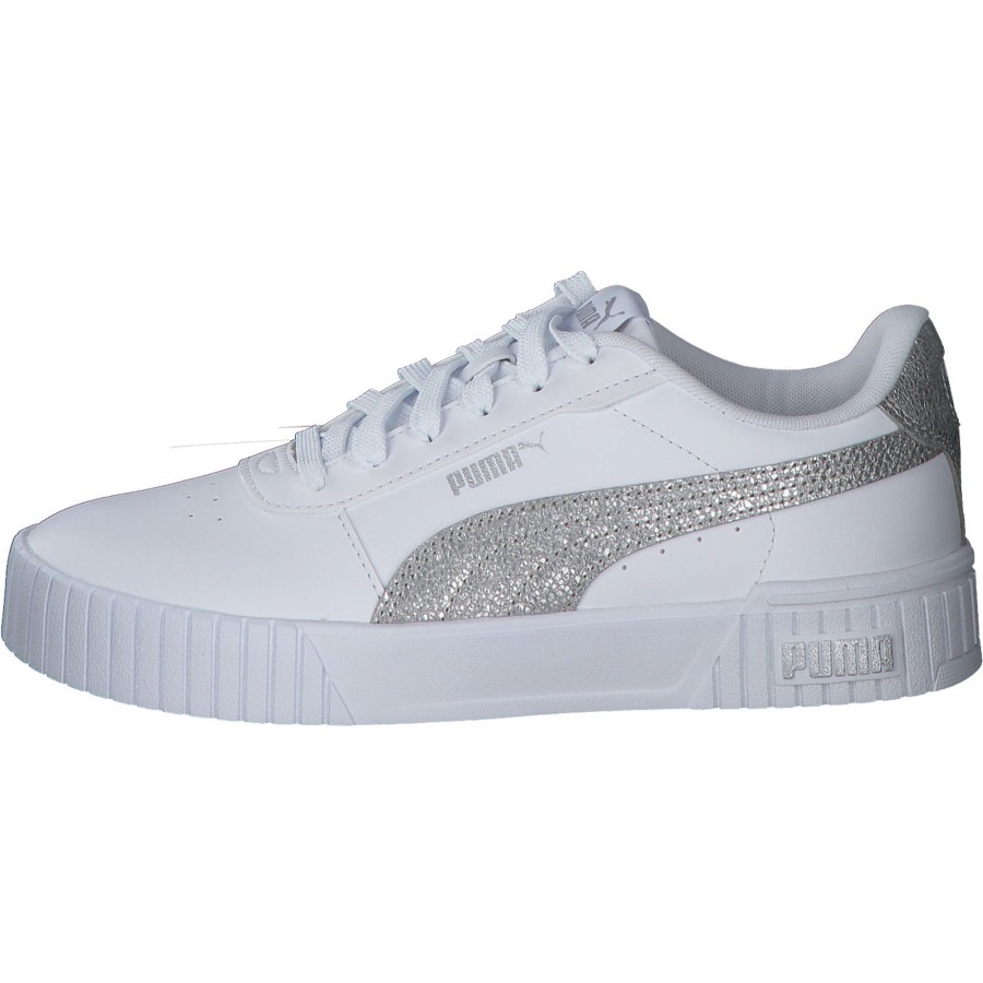 Damen Puma | Puma Carina 2.0 Distressed 387622, Sneakers, Damen, Puma White/Puma Silver