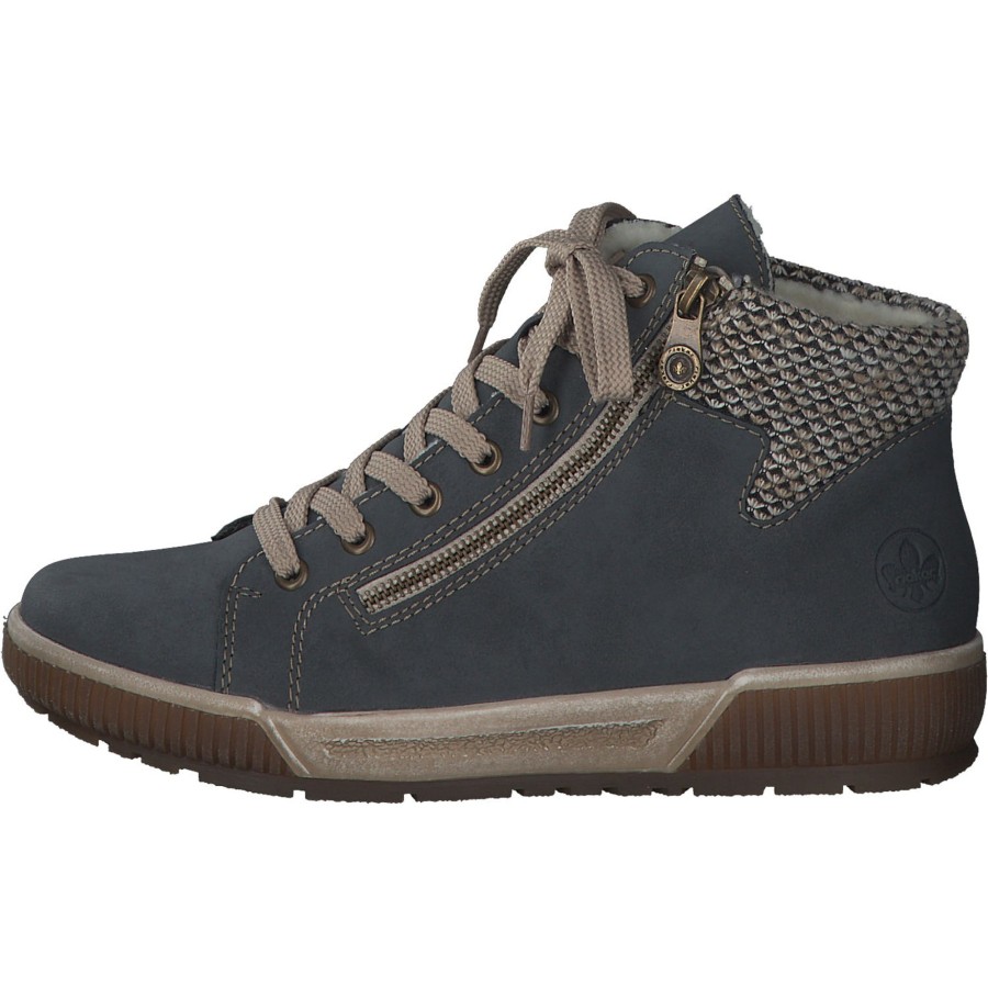 Damen Rieker | Rieker N0709, Sneakers High, Damen, Blau