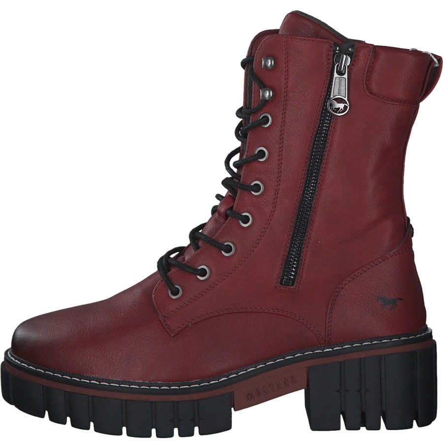 Damen Mustang | Mustang 1447504, Biker Boots, Damen, Rot