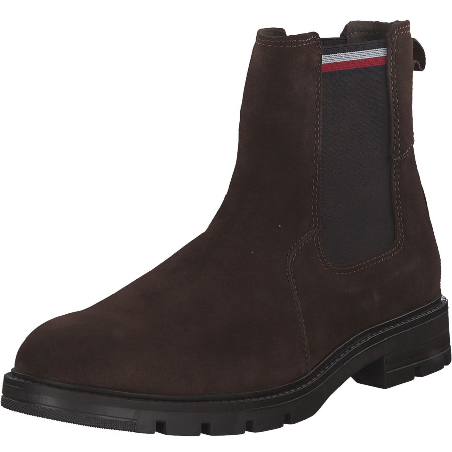 Herren Tommy Hilfiger | Tommy Hilfiger Fm0Fm04803, Chelsea Boots, Herren, Braun (Cocoa)