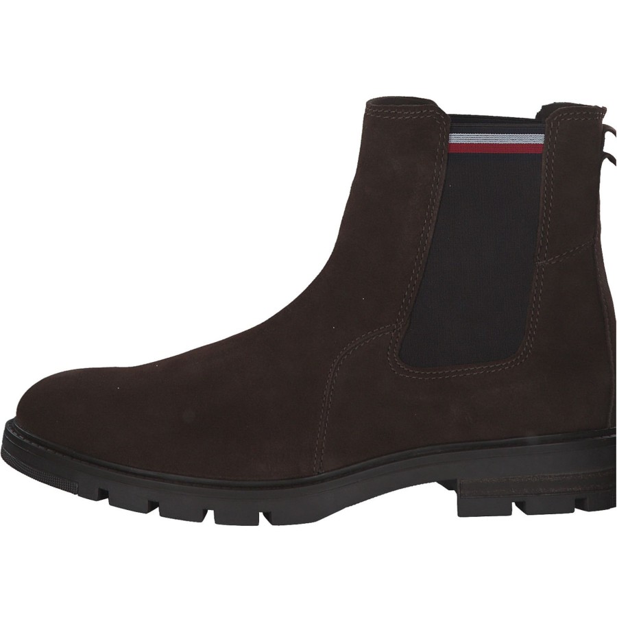 Herren Tommy Hilfiger | Tommy Hilfiger Fm0Fm04803, Chelsea Boots, Herren, Braun (Cocoa)