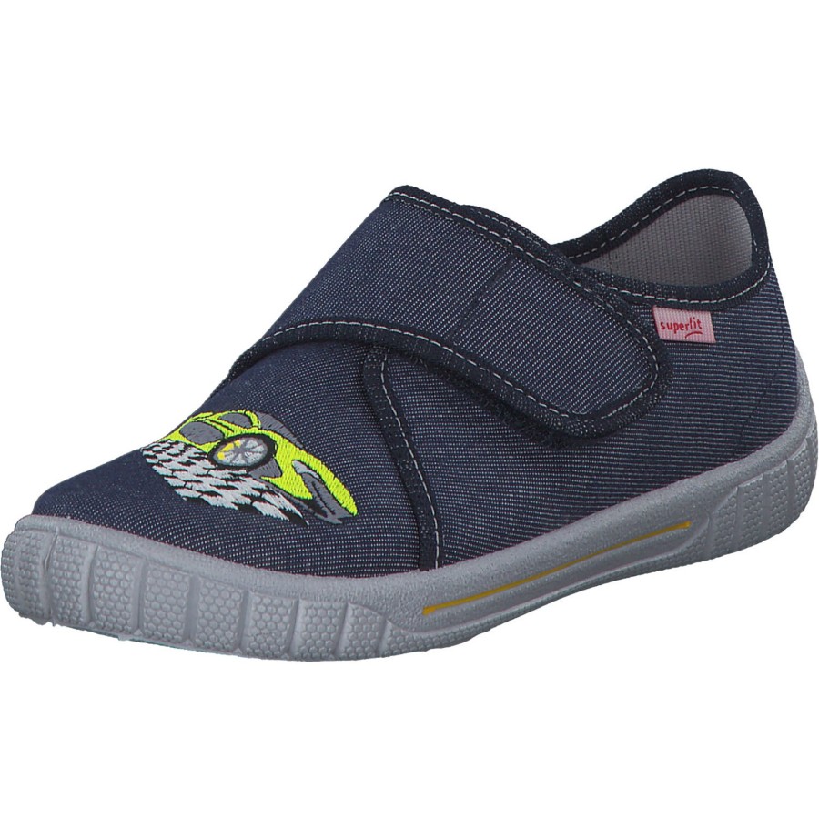 Kinder Superfit | Superfit Bill 00271, Hausschuhe, Kinder, Blau (Auto)