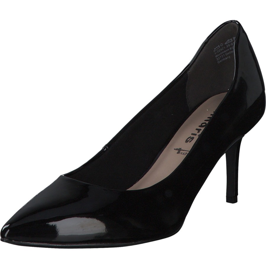 Damen Tamaris | Tamaris 22421, Klassische Pumps, Damen, Black Patent