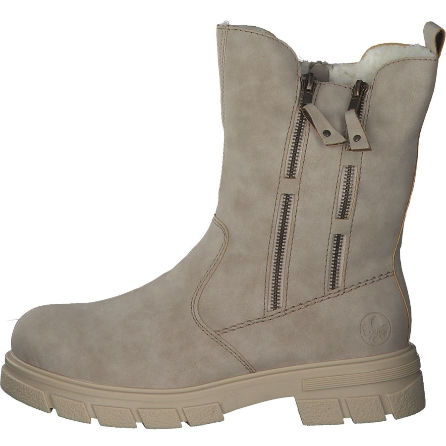 Damen Rieker | Rieker Z9160, Ankle Boots, Damen, Beige