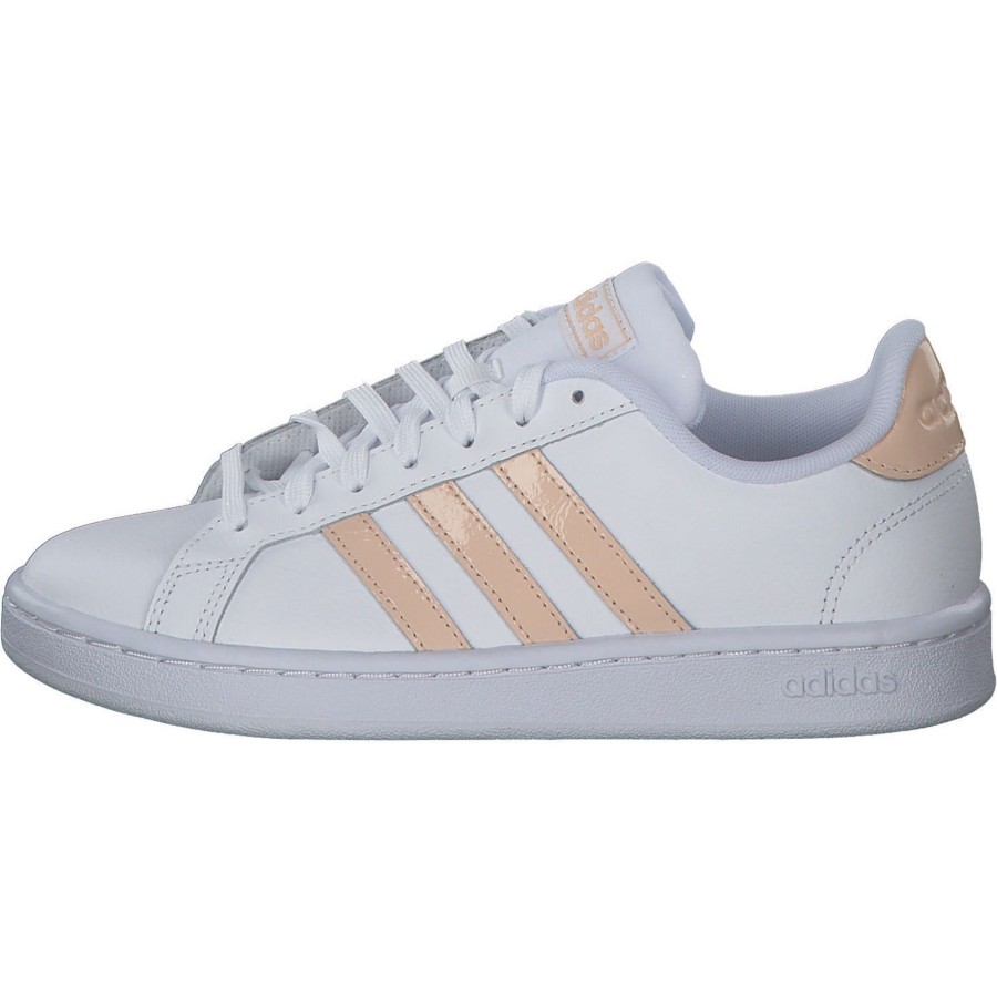 Damen adidas core | Adidas Core Grand Court, Sneakers Low, Damen, Weiu00Df Lachs