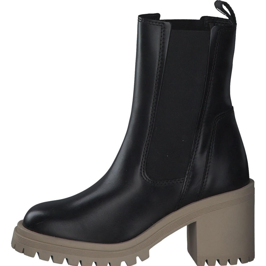 Damen Tamaris | Tamaris 25932, Chelsea Boots, Damen, Black/Beige