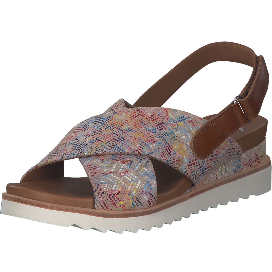 Damen Ara | Ara Valencia 28206, Klassische Sandalen, Damen, Multi Cognac