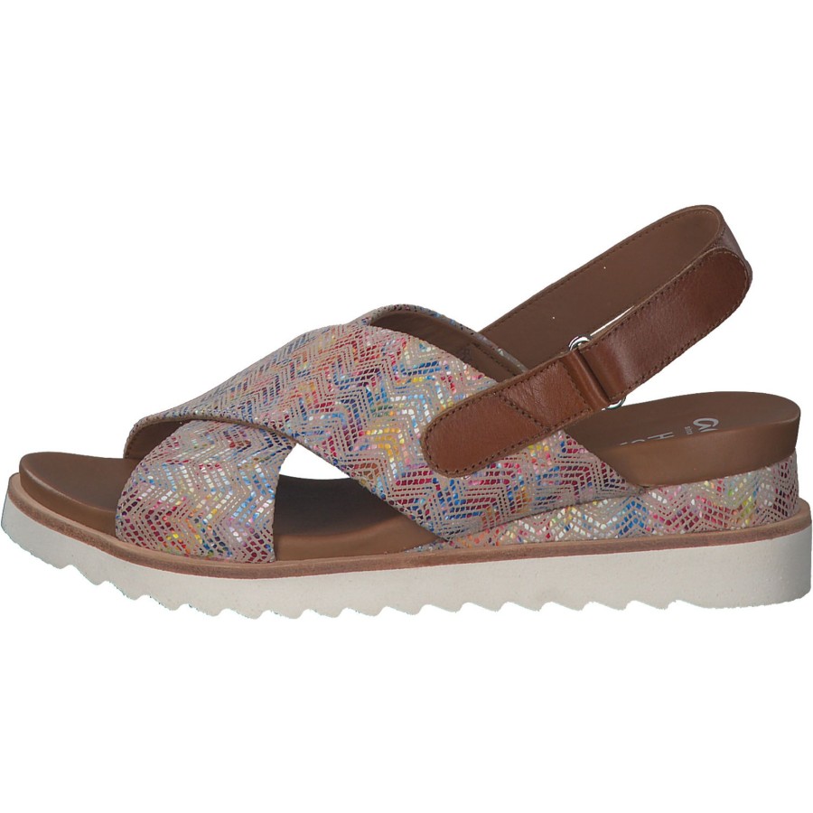 Damen Ara | Ara Valencia 28206, Klassische Sandalen, Damen, Multi Cognac