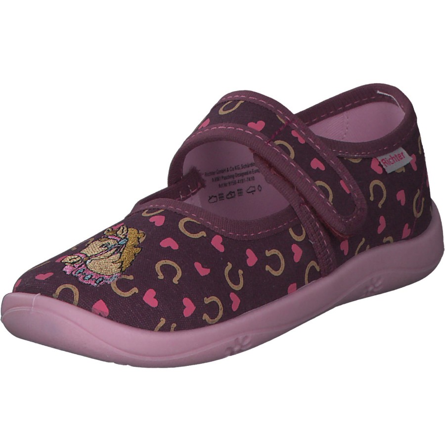 Kinder Richter | Richter 9150, Hausschuhe, Kinder, Violett (Pink)