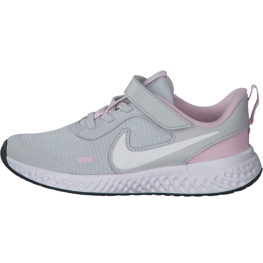 Kinder Nike | Nike Revolution 5 Bq5672 W, Sneakers Low, Kinder, Photon Dust/White-Pink Foam