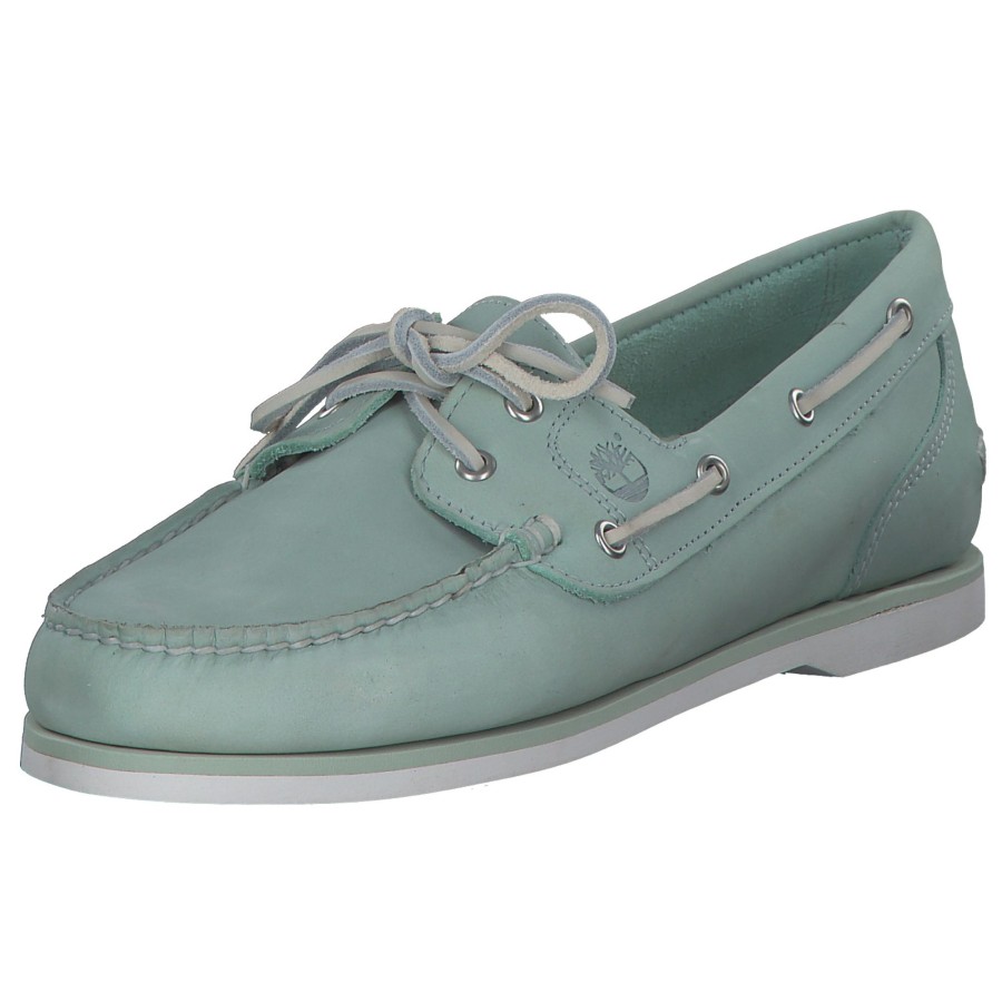 Damen Timberland | Timberland Classic Boat Amherst 2 Eye, Mokassins, Damen, Light Green