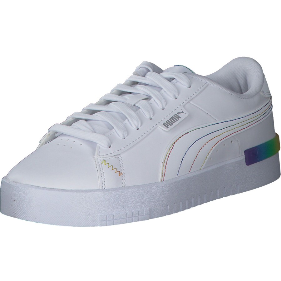 Damen Puma | Puma Jada Rainbow Hues 384823, Sneakers, Damen, White/White