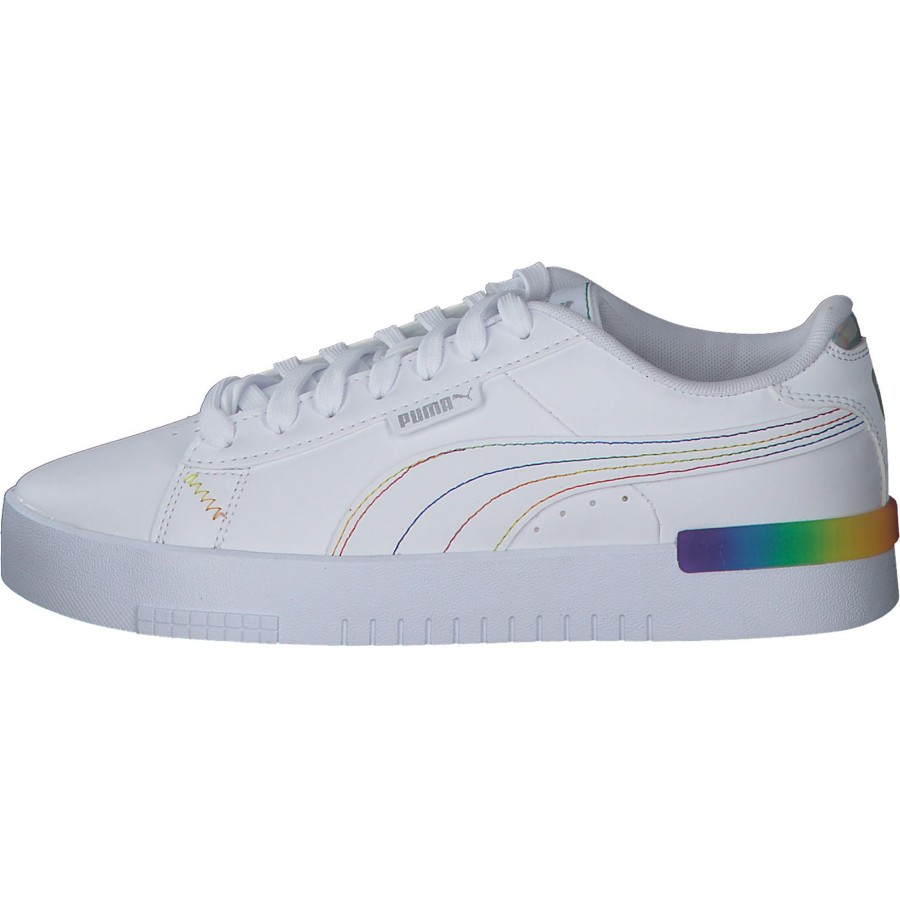 Damen Puma | Puma Jada Rainbow Hues 384823, Sneakers, Damen, White/White