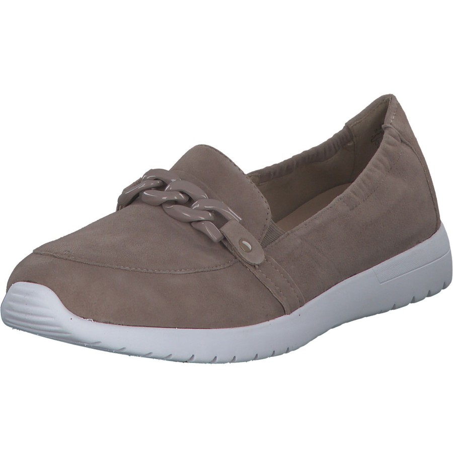 Damen Caprice | Caprice 24762, Mokassins, Damen, Taupe Suede