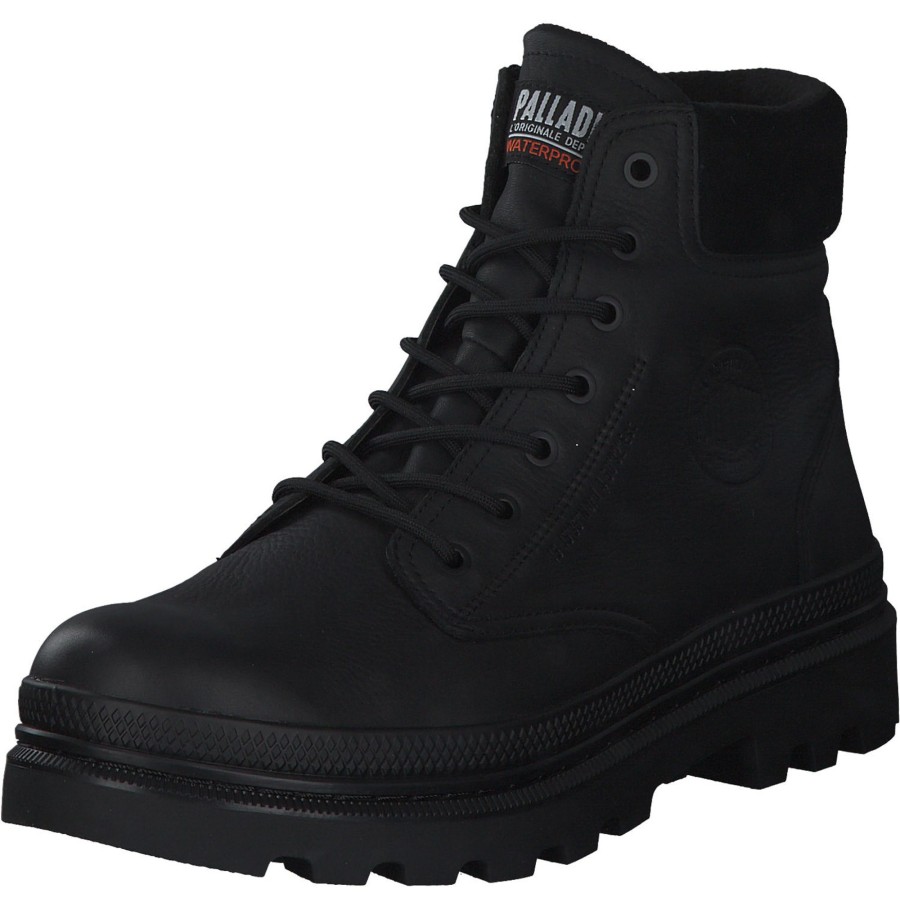 Herren Palladium | Palladium 77198, Schnu00Fcrstiefeletten, Herren, Schwarz