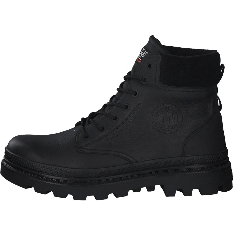 Herren Palladium | Palladium 77198, Schnu00Fcrstiefeletten, Herren, Schwarz