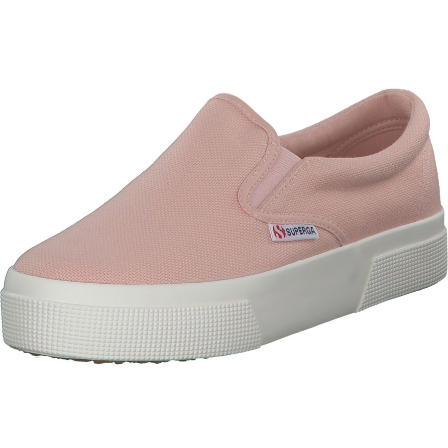 Damen Superga | Superga 2740 Platform Slip On S7122Rw, Slipper, Damen, Blush Avorio