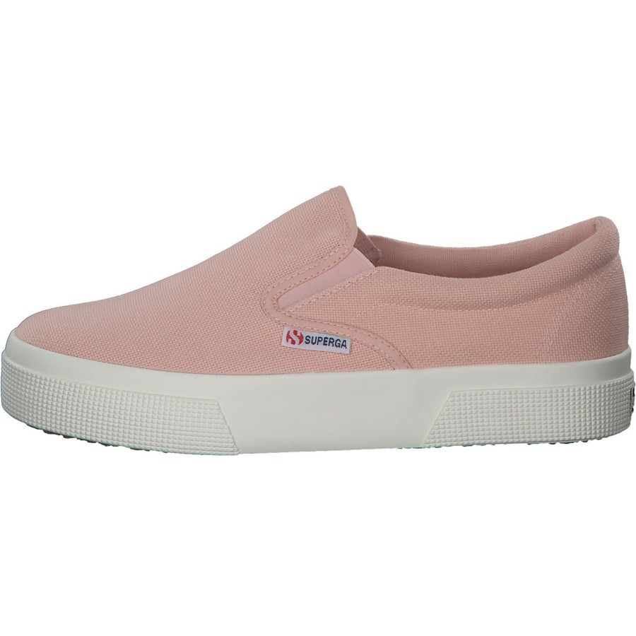 Damen Superga | Superga 2740 Platform Slip On S7122Rw, Slipper, Damen, Blush Avorio