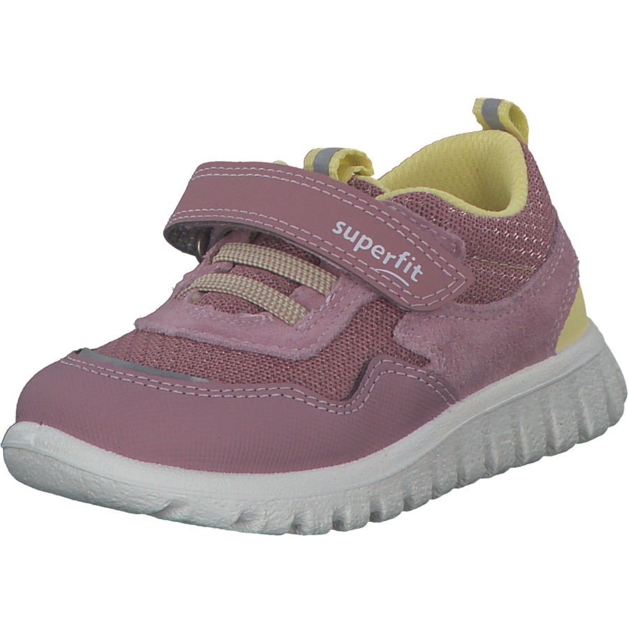 Kinder Superfit | Superfit Sport7 Mini 06204 W, Slipper (Kinder), Kinder, Rosa/Gelb