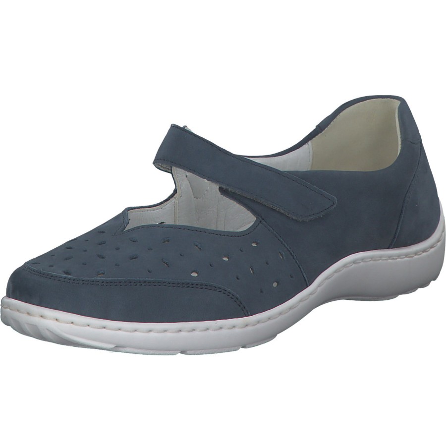 Damen Waldlu00e4ufer | Waldlu00E4Ufer Henni 496325, Komfort-Ballerinas, Damen, Denim