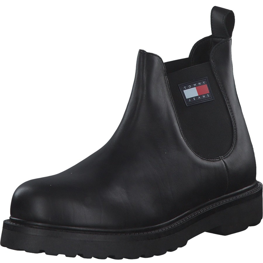 Herren Tommy Hilfiger | Tommy Hilfiger Em0Em01254, Chelsea Boots, Herren, Schwarz