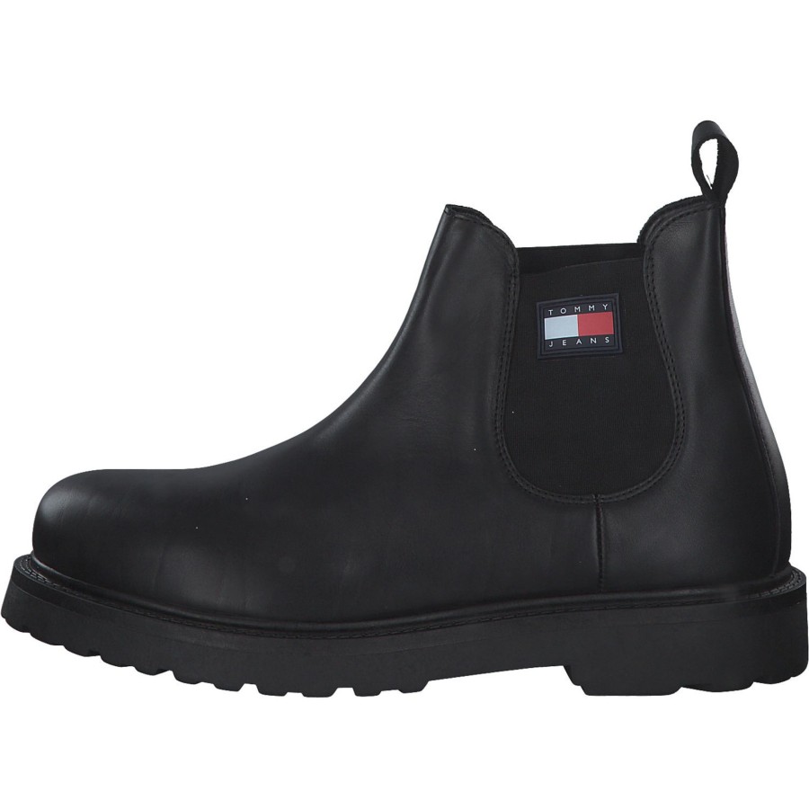 Herren Tommy Hilfiger | Tommy Hilfiger Em0Em01254, Chelsea Boots, Herren, Schwarz