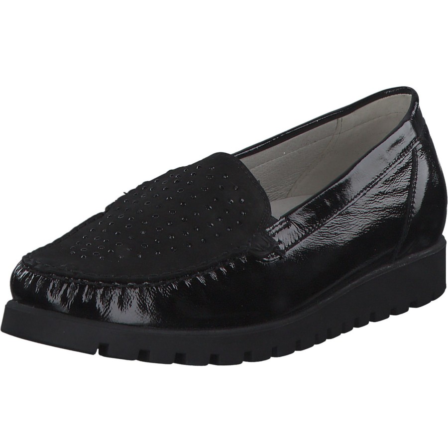 Damen Waldlu00e4ufer | Waldlu00E4Ufer Hegli 549013, Slipper, Damen, Schwarz