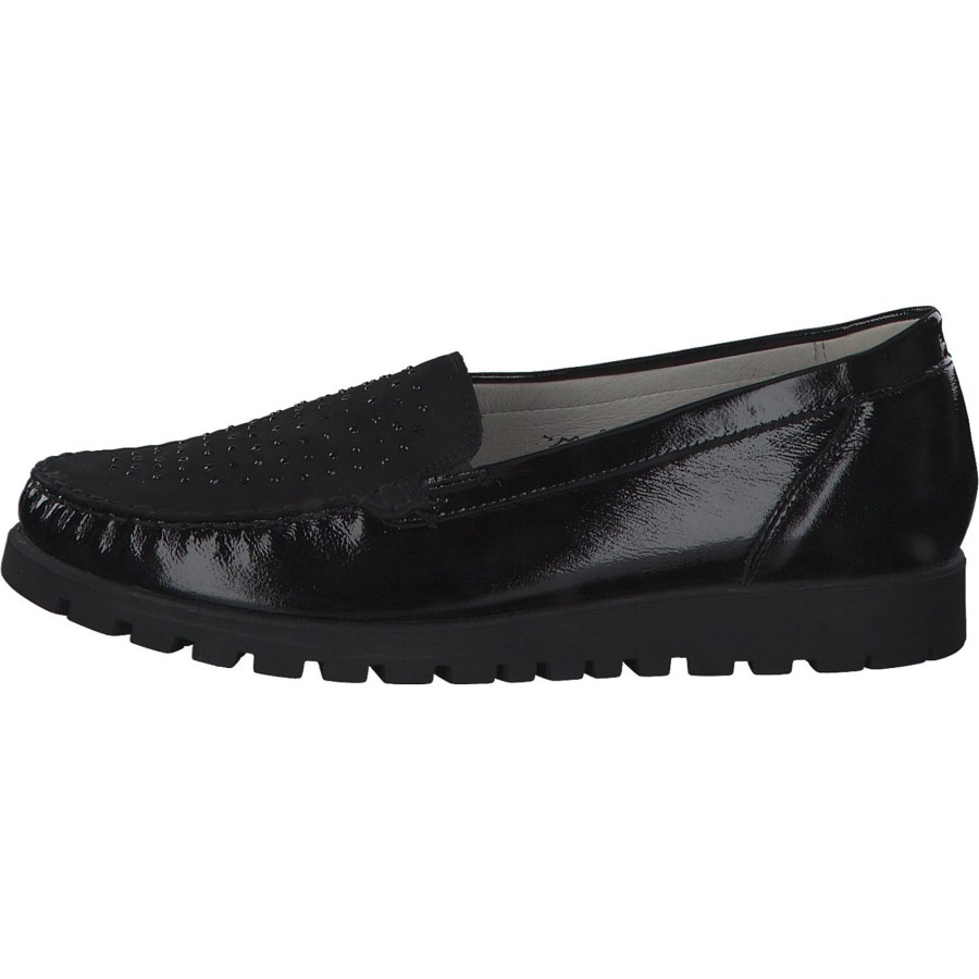 Damen Waldlu00e4ufer | Waldlu00E4Ufer Hegli 549013, Slipper, Damen, Schwarz