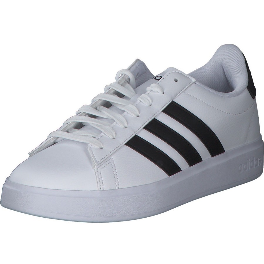 Damen adidas core | Adidas Core Grand Court 2.0 W, Sneakers Low, Damen, Weiu00Df / Schwarz