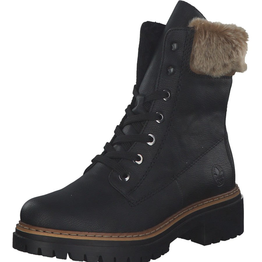 Damen Rieker | Rieker 72630, Stiefeletten, Damen, Schwarz