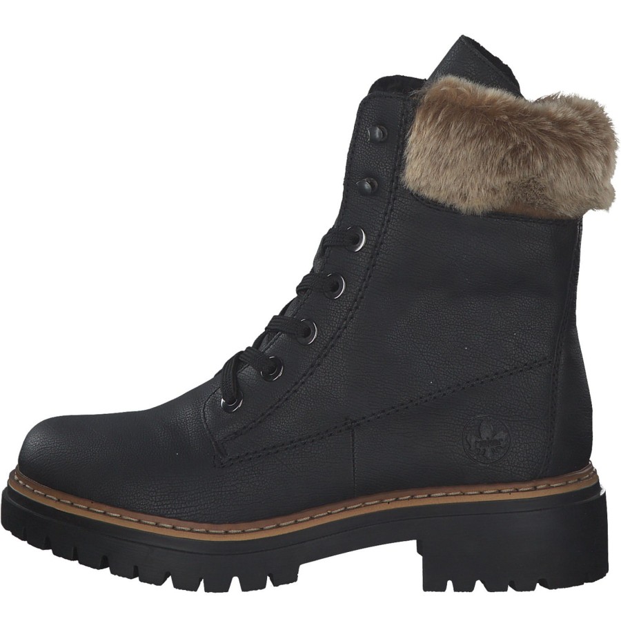 Damen Rieker | Rieker 72630, Stiefeletten, Damen, Schwarz