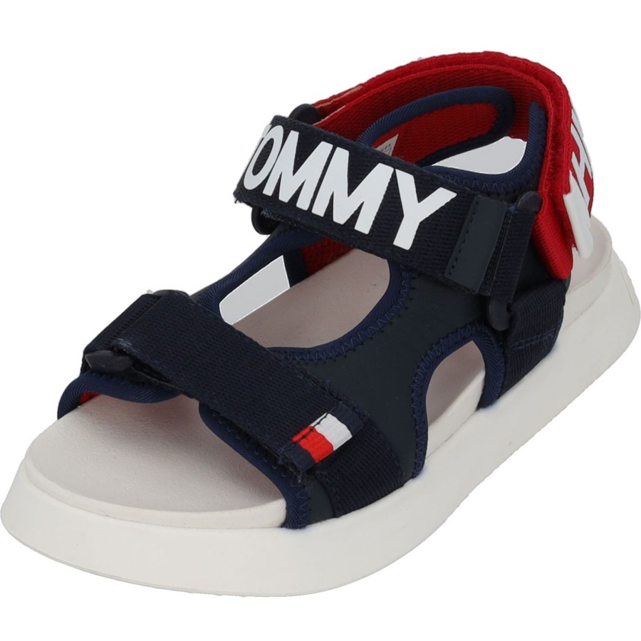 Kinder Tommy Hilfiger | Tommy Hilfiger T3B2-32257, Sandalen (Kinder), Kinder, Blau