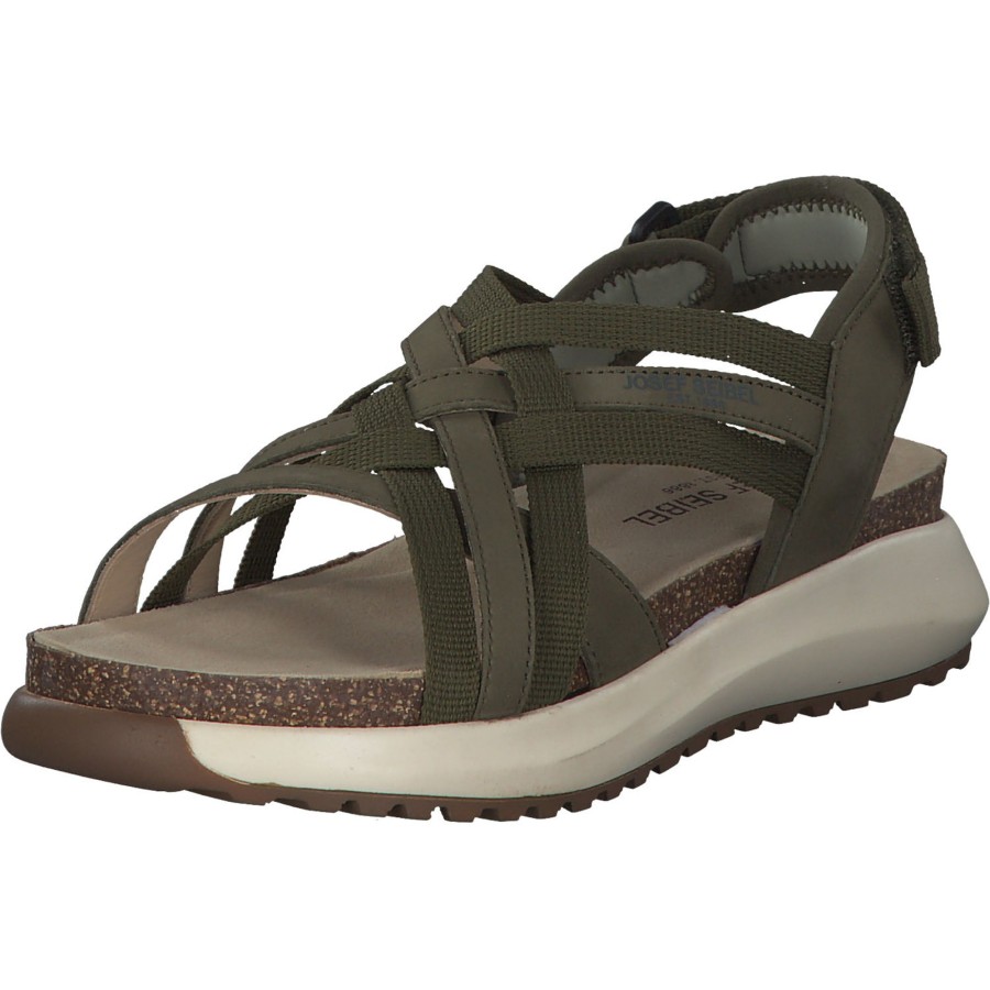 Damen Josef Seibel | Josef Seibel Annie 02 68902, Klassische Sandalen, Damen, Olive