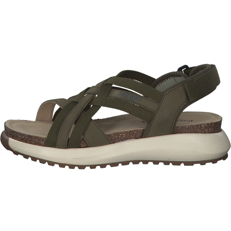 Damen Josef Seibel | Josef Seibel Annie 02 68902, Klassische Sandalen, Damen, Olive