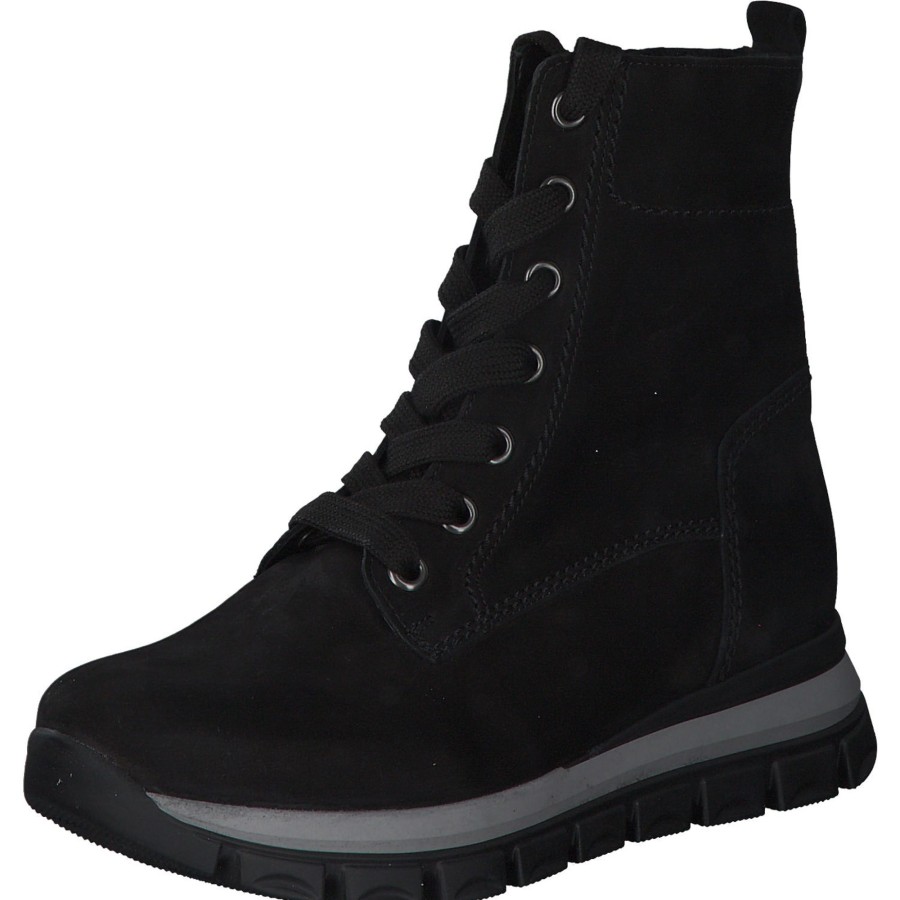 Damen Gabor | Gabor 96.465, Schnu00Fcrstiefeletten, Damen, Schwarz