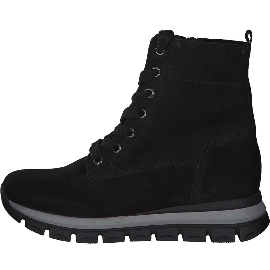 Damen Gabor | Gabor 96.465, Schnu00Fcrstiefeletten, Damen, Schwarz