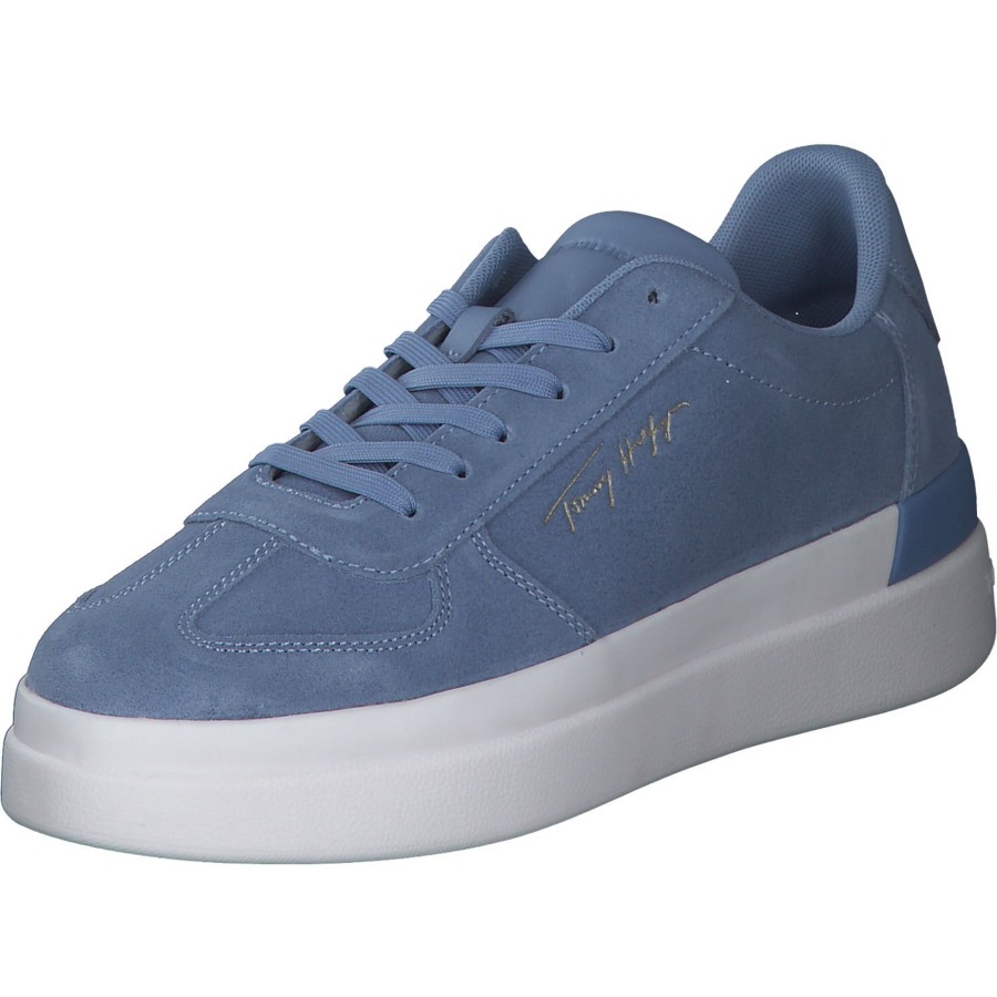 Damen Tommy Hilfiger | Tommy Hilfiger Fw0Fw065I8, Sneakers Low, Damen, Blau