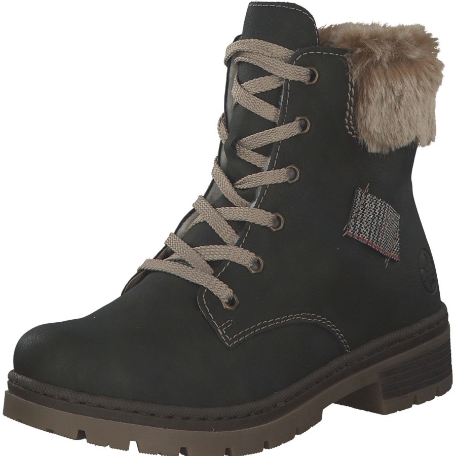 Damen Rieker | Rieker Y7411, Winterstiefeletten, Damen, Forest