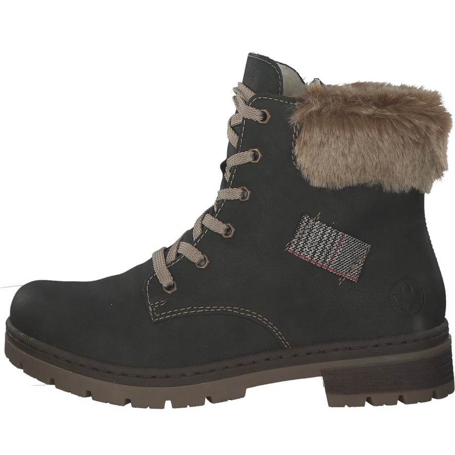 Damen Rieker | Rieker Y7411, Winterstiefeletten, Damen, Forest