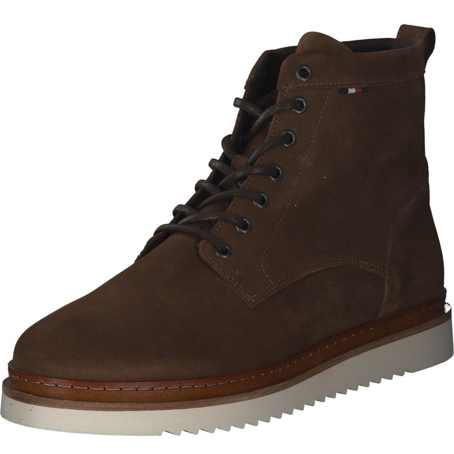 Herren Tommy Hilfiger | Tommy Hilfiger Fm0Fm04191, Schnu00Fcrstiefeletten, Herren, Rockefeller Brown