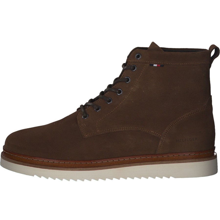 Herren Tommy Hilfiger | Tommy Hilfiger Fm0Fm04191, Schnu00Fcrstiefeletten, Herren, Rockefeller Brown