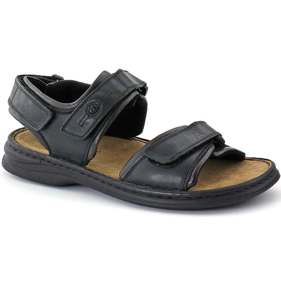 Herren Josef Seibel | Josef Seibel Rafe 10104, Klassische Sandalen, Herren, Schwarz/Brasil