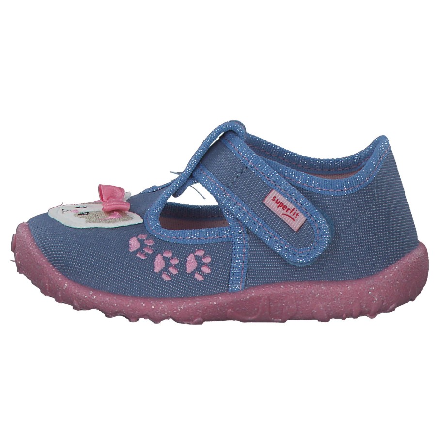 Kinder Superfit | Superfit Spotty 09256, Hausschuhe, Kinder, Hellblau