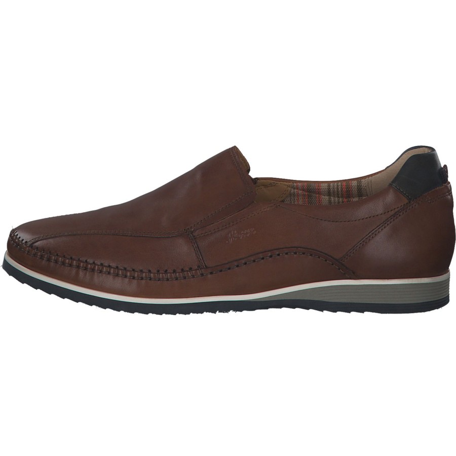 Herren Sioux | Sioux Hajoko 3784, Sportliche Slipper, Herren, Cognac